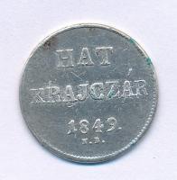 1849NB 6kr Ag T:XF pici patina Adamo B2