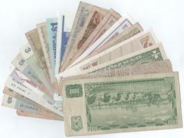 Vegyes 20db-os külföldi bankjegytétel T:UNC-VG
Mixed, 20pcs foreign banknote lot C:UNC-VG