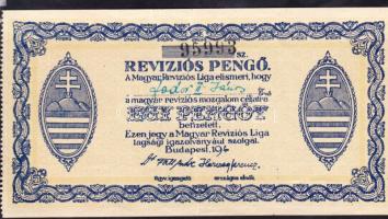 194...? Reviziós Pengő hiányos évszámmal T:II