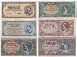 1945-1946. 500P-10.000BP (6xklf) T:F