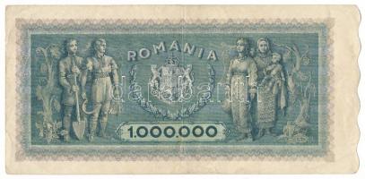 Románia 1947. 1.000.000L "E.1207 0401" T:F, szép papír
Romania 1947. 1.000.000 Lei "...