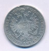 1858B 1Fl Ag "Ferenc József" T:XF,VF Adamo M14