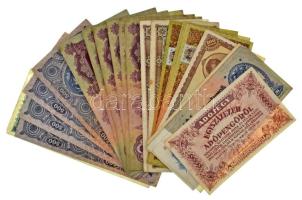 Vegyes 30db-os pengő bankjegy tétel T:F,VG