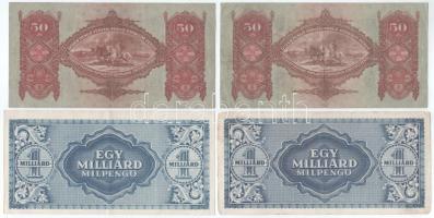 1932-1946. 10P - 1.000.000BP (6xklf, 9db) T:F, javarészben szép papír