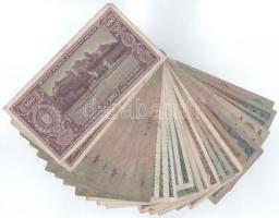 Vegyes 27db-os pengő bankjegy tétel T:F,VG