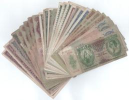 Vegyes 27db-os pengő bankjegy tétel T:F,VG