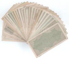 Német Birodalom / Weimari Köztársaság 1920-1922 k. 31db-os vegyes inflációs bankjegy tétel T:F,VG