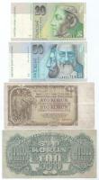 Csehszlovákia 1944. 100K + 1953. 100K + 2002-2006. 20K + 50K T:F,VG Czechoslovakia 1944. 100 Korun + 1953. 100 Korun + 2002-2006. 20 Korun + 50 Korun C:F,VG