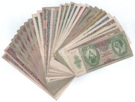 Vegyes 30db-os pengő bankjegy tétel T:F,VG közte néhány jobb állapotú és szép papír