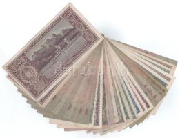 Vegyes 30db-os pengő bankjegy tétel T:F,VG közte néhány jobb állapotú és szép papír