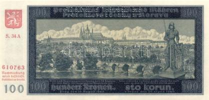 Német 3. Birodalom/Cseh-Morva Protektorátus 1940 1K, 5K, 50K, 100K, 100K(2.kiadás) teljes sor! &quot...