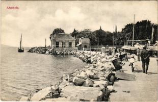 Abbazia, Opatija; kikötő. Divald Károly 700-1907. / port (EK)