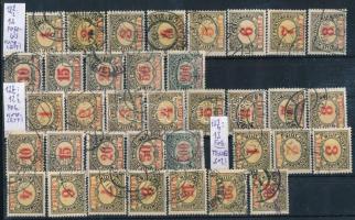 1904 3 db Portó sor klf fogazással, így egyben ritka!