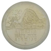 1994. 200Ft/1000Ft "XXVI. Nyári Olimpia Atlanta" érmetervezet gipsz hátlapi NEGATÍV nagyminta (160mm) T:AU Hungary 1994. 200 Forint / 1000 Forint "26th Summer Olympic Games Atlanta" coin's plan reverse NEGATIVE large plaster sample (160mm) C:AU Adamo EME35 / EM137