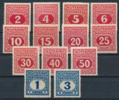 Bosznia-Hercegovina 1916 Teljes portó sor (**70.000)