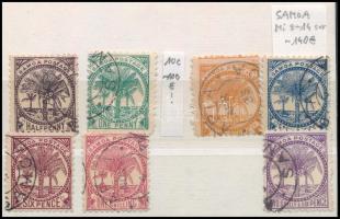 Samoa 7 db korai bélyeg (Mi EUR 140.-)