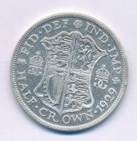 Nagy-Britannia 1929. 1/2C Ag "V. György" T:VF Great Britain 1929. 1/2 Crown Ag "George V" C:VF Krause KM#835