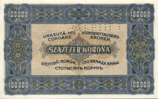 1923. 100.000K "MINTA 000" T:I-