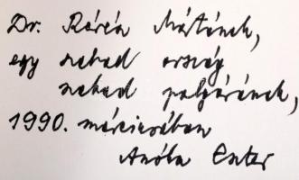 Anóka Eszter: Ostrom békében. + Üzenet. (Versek.) DEDIKÁLTAK! Bp., 1988-1990, Magvető - Tinódi. Kiad...