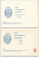 Régi Balassagyarmati Képeslapok - 2x5 db MODERN reprint képeslap eredeti borítékban, újranyomás, I-II. sorozat. Kiadja a Balassagyarmati Honismereti Kör