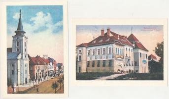 Régi Balassagyarmati Képeslapok - 2x5 db MODERN reprint képeslap eredeti borítékban, újranyomás, I-I...