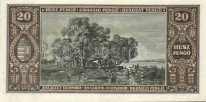 1926 20P "C 000 - 000000" sorszámmal, "Minta" perforációval T:I RRR!!!