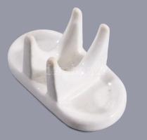 Gránit fürdőszobai akasztó, jelzett, kis kopással, 12x6 cm