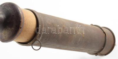 Régi kolbásztöltő, sérüléssel, h: 32 cm