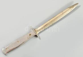 Retro levélbontó kés, h: 24 cm