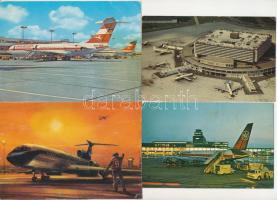 REPÜLÉS - 17 db MODERN képeslap / FLYING - 17 modern postcards