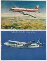 REPÜLÉS - 17 db MODERN képeslap / FLYING - 17 modern postcards