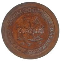 1993. 500Ft meg nem valósult érmetervezet gipsz előlapi NEGATÍV nagyminta (160mm) T:AU Hungary 1993. 500 Forint unrealized coin's plan obverse NEGATIVE large plaster sample (160mm) C:AU Adamovszky katalógusban nem szerepel / Not listed in Adamovszky's catalogue