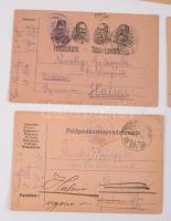 ca 1916-1940 17 db főleg első világháborús tábori posta lap a 67. sz. vadászezredben szolgáló katoná...