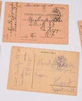 ca 1916-1940 17 db főleg első világháborús tábori posta lap a 67. sz. vadászezredben szolgáló katoná...
