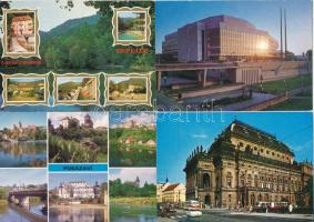 CSEHSZLOVÁKIA - 30 db MODERN megíratlan város képeslap / CZECHOSLOVAKIA - 16 modern unused town postcards