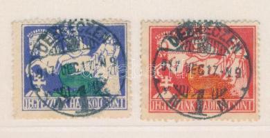1918 Hadikölcsön 2 klf levélzáró