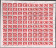 1960 Várak I. 60f 3 db azonos teljes ív