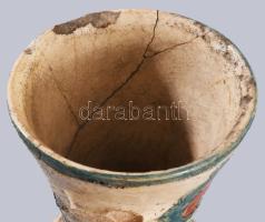 Bokály. PKND jelzéssel, cca 19. sz., füle hiányzik., sérült, javított, m: 22,5 cm