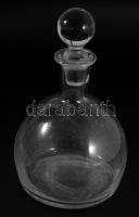 Italos dugós üveg, hibátlan, m: 24,5 cm