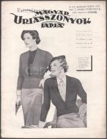 1930, 1936, 1937 A Magyar Úriasszonyok Lapja 3 db száma sérülésekkel + Gyulay Boros Mária: Kézimunka...