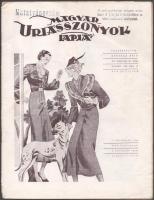 1930, 1936, 1937 A Magyar Úriasszonyok Lapja 3 db száma sérülésekkel + Gyulay Boros Mária: Kézimunka...