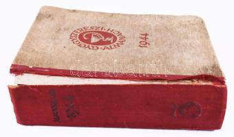 Gyógyszerész almanach az 1944 évre. Összeáll.: Szász Tihamér. Bp.,(1944),vargyasi Máté Ernő-ny., XVI...