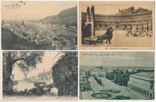 12 db RÉGI külföldi város képeslap vegyes minőségben / 12 pre-1945 foreign town postcards in mixed quality