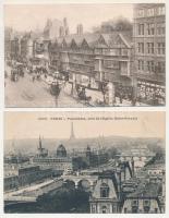 12 db RÉGI külföldi város képeslap vegyes minőségben / 12 pre-1945 foreign town postcards in mixed q...