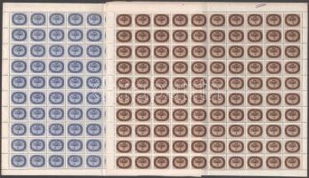 1946 Milliós 2 Millió P és 3 Millió P teljes 100-as ívek (6.000)