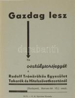 1930-1941 A M. Kir. Államvasutak (MÁV) Alkalmazottainak Rudolf Trónörökös Egyesülete alapszabályai (...