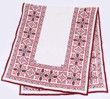 Kézzel hímzett terítő, 110x48 cm