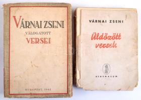 Várnai Zseni 2 DEDIKÁLT műve:
Várnai Zseni válogatott versei. 1914-1942. Bp., 1942., Arany János. K...