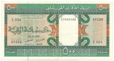 Mauritánia 1991. 500O "J 009 91168" T:F szép papír
Mauritania 1991. 500 Ouguiya "J 0...