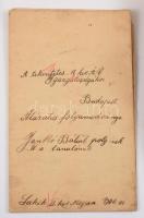 cca 1900-1940 Vegyes MÁV-val kapcsolatos iratok, dokumentumok, kb. 20 db